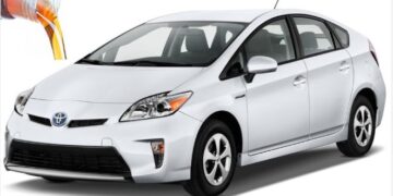 Об'єми масел та рідин Toyota Prius