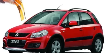 Об'єм масел та рідин ПММ для Suzuki SX4