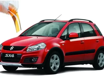 Об'єм масел та рідин ПММ для Suzuki SX4